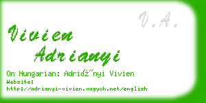 vivien adrianyi business card